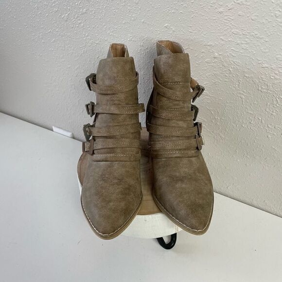 EUC Mi.iM Womens Heeled Booties Size 7 - Picture 5 of 7